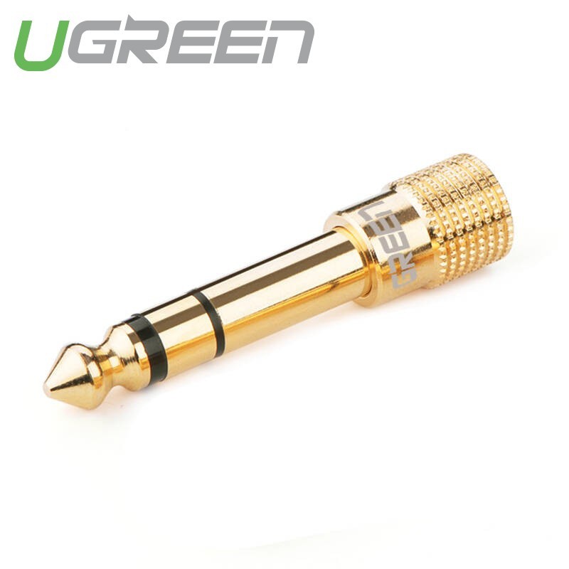 Đầu Jack Chuyển Đổi Âm Thanh Từ Cổng 3.5mm Cái sang Cổng 6.5mm chính hãng UGREEN 20503