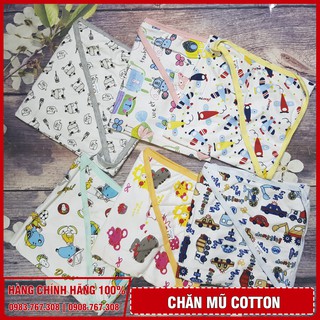 Chăn mũ cotton cho bé