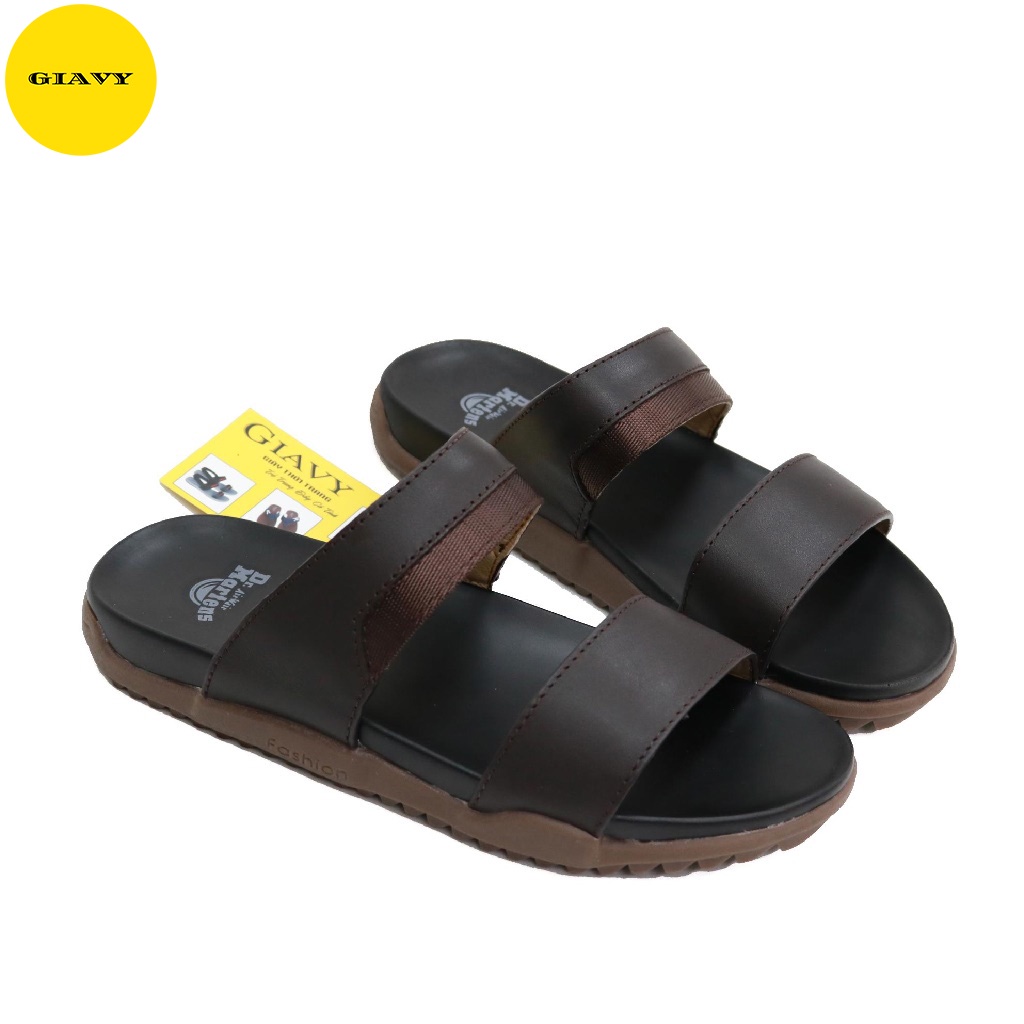 Dép da nam, dép nam thời trang đế doctor Z007 - GIÀY GIAVY