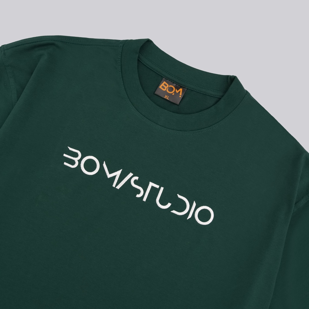 Áo thun STUDIO nam nữ - Áo phông Unisex vải Cotton - Bom Mode