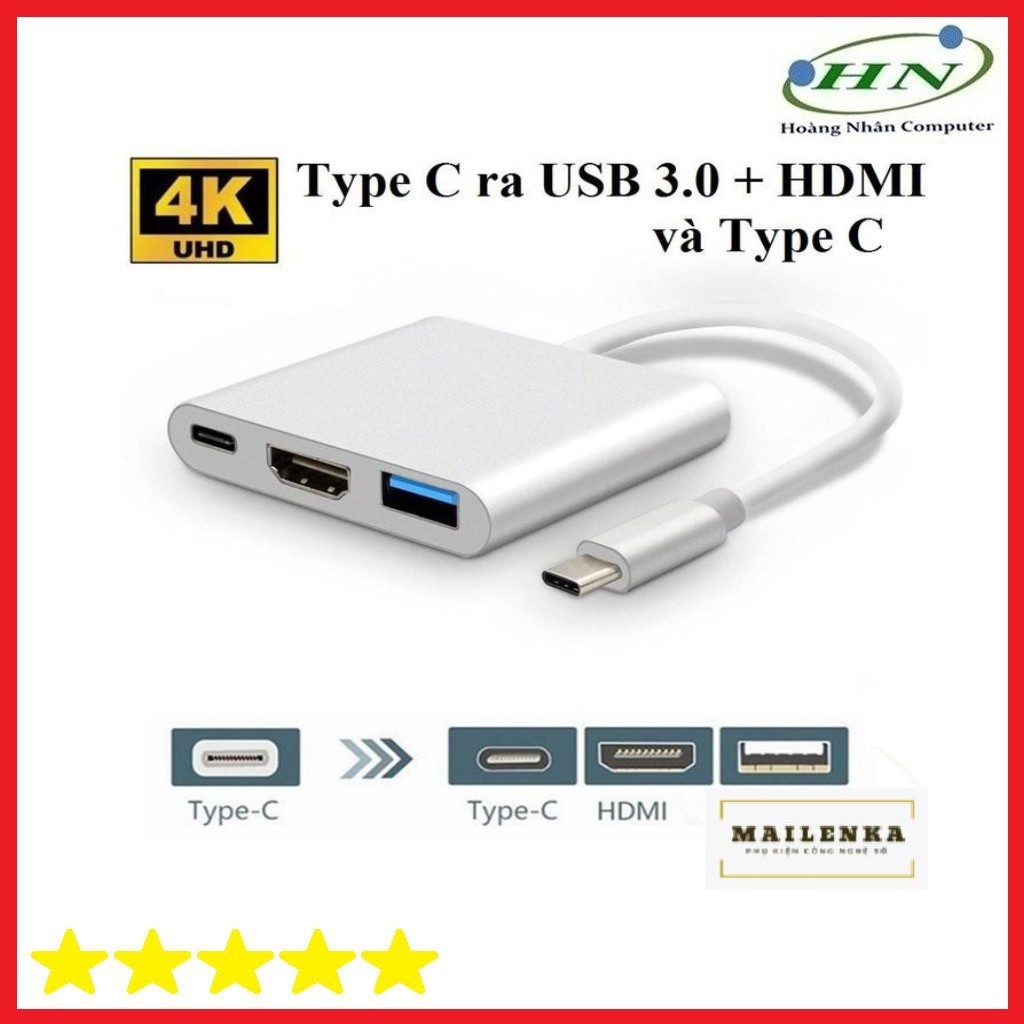 Cáp Chuyển Type-C ra USB 3.0/HDMI/Type-C