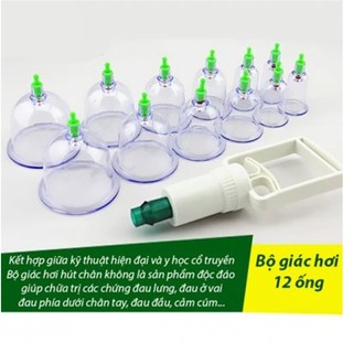 Bộ Giác Hơi Không Dùng Lửa 12 Ly