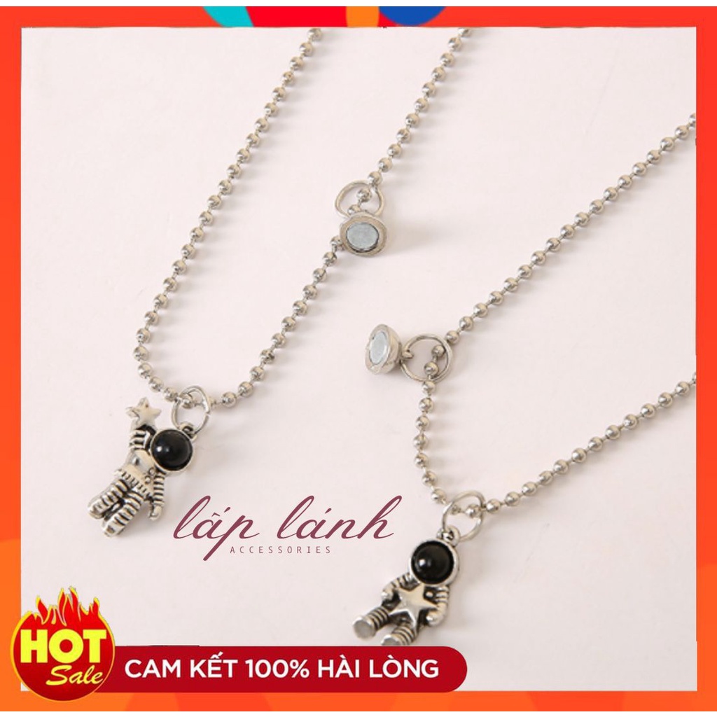 [CÓ SẴN] DÂY CHUYỀN ĐÔI VÒNG CỔ CẶP HÌNH PHI HÀNH GIA QUÀ TẶNG VALENTINE TÌNH BẠN TÌNH YÊU TÌNH NHÂN221VC041