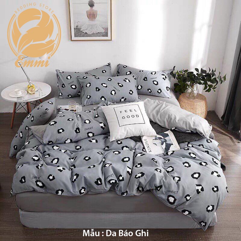 Bộ Chăn Ga Đũi  Emmidecor  ( gối chăn , gối nệm , bộ chăn ga , drap đũi ,drap đũi , mền đũi )