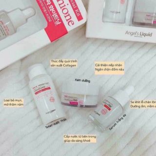 Set Dưỡng Trắng Da 7 Day Tone Up White Program Glutathione (mini)