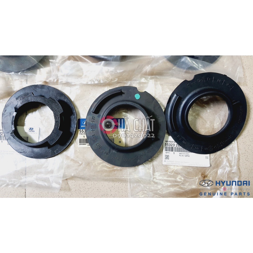 Cao su đệm dưới lò xo giảm xóc sau chính hãng Hyundai 🚘 Dùng cho Santafe, Tucson, Kona, Elantra ... 🎯 Nhập khẩu Hàn Quốc