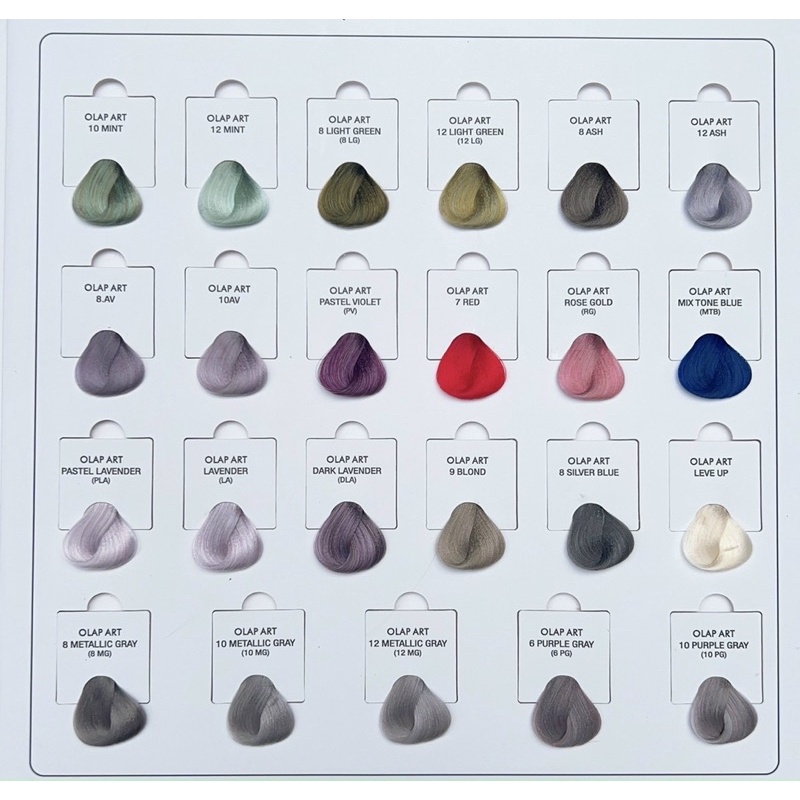 Màu nhuộm Color Art Olap - Thuốc nhuộm tóc thời trang thế hệ mới.