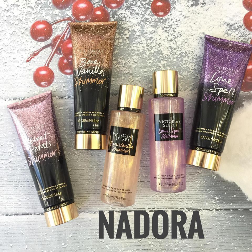 Dưỡng thể toàn thân Victoria’s Secret Shimmer - HOLIDAY (các mùi)