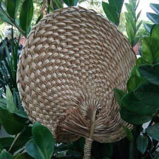 Quạt nan lá cọ truyền thống (đường kính 35-37cm)