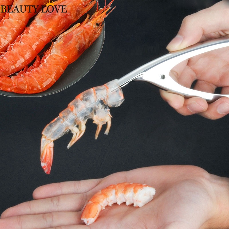 Dụng Cụ Lột Vỏ Tôm / Hải Sản Bằng Thép Không Gỉ