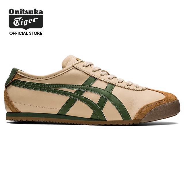 Chính hãng Asics Onitsuka Tiger Mexico 66 leather Cổ Thấp Đế Mềm Thời Trang Unisex Giày Thể Thao
