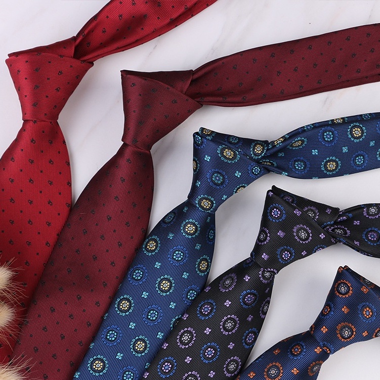 Cà Vạt Nam cỡ trung 7cm vải cao cấp nhiều mẫu lựa chọn, sang trọng, Cravat chú rể, Cavat dự tiệc, Calavat công sở