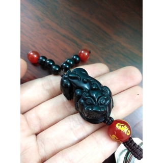 MÓC KHÓA OBSIDIAN TỲ HƯU