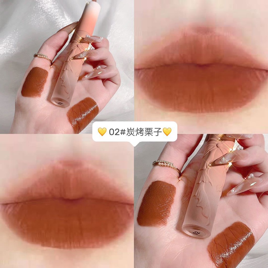 Set 3 Son Kem Lì Mịn Môi Von Gee Pink Nơ Khắc Nổi Siêu Xinh | BigBuy360 - bigbuy360.vn