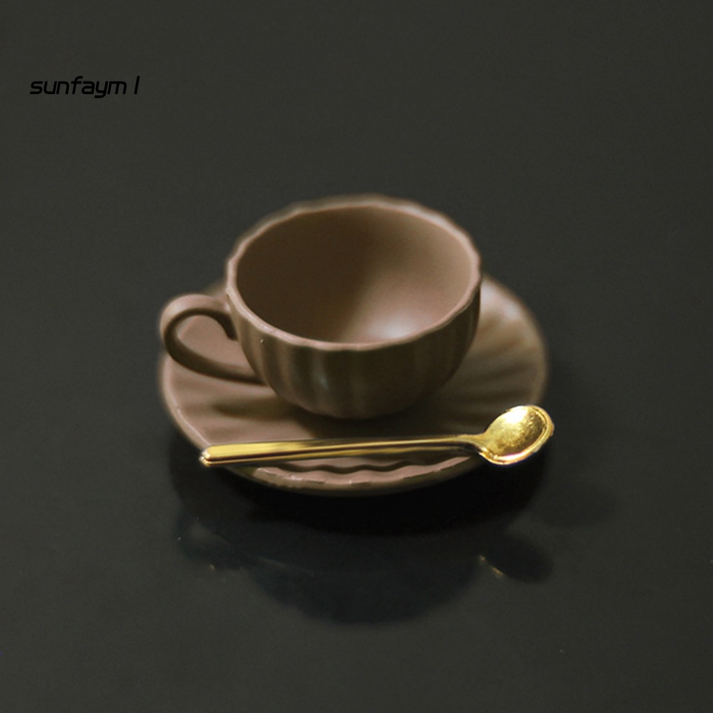 Sunfa 1 Bộ Ấm Uống Trà Đồ Chơi Búp Bê Thu Nhỏ