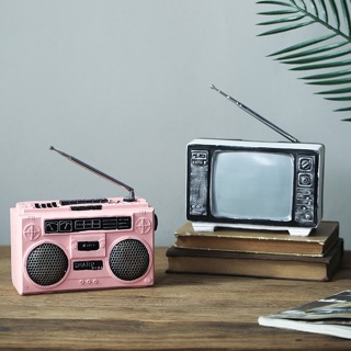 MÔ HÌNH DECOR TIVI CỔ ĐIỂN