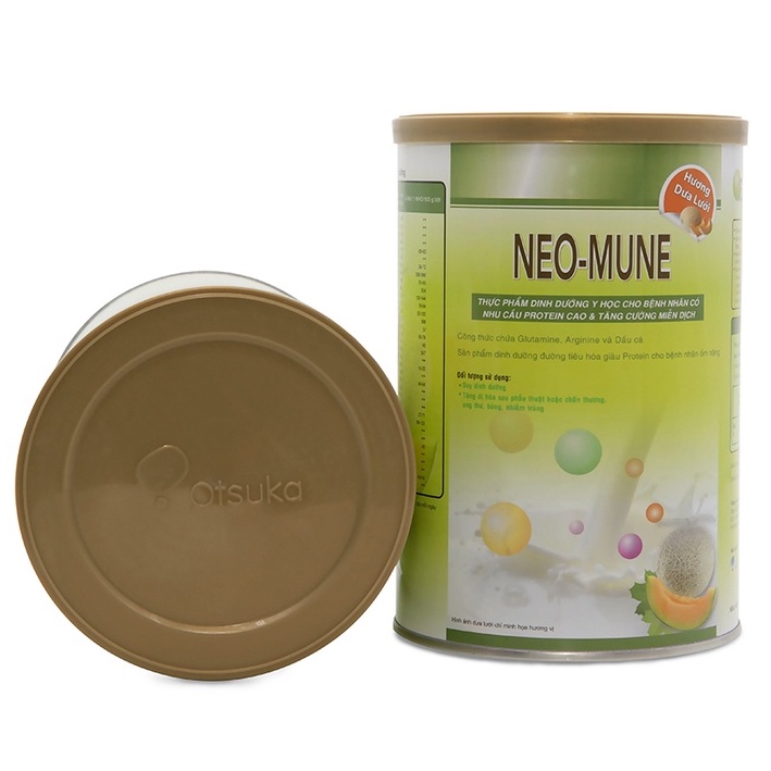 Sữa dinh dưỡng y học NEO-MUNE protein cao & tăng cường miễn dịch Arginine, Glutamine, dầu cá, 400g