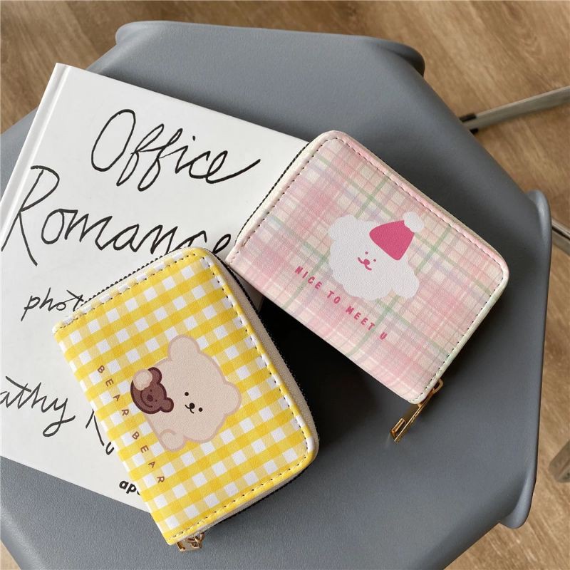 (Sẵn) Ví cầm tay khoá kéo cute