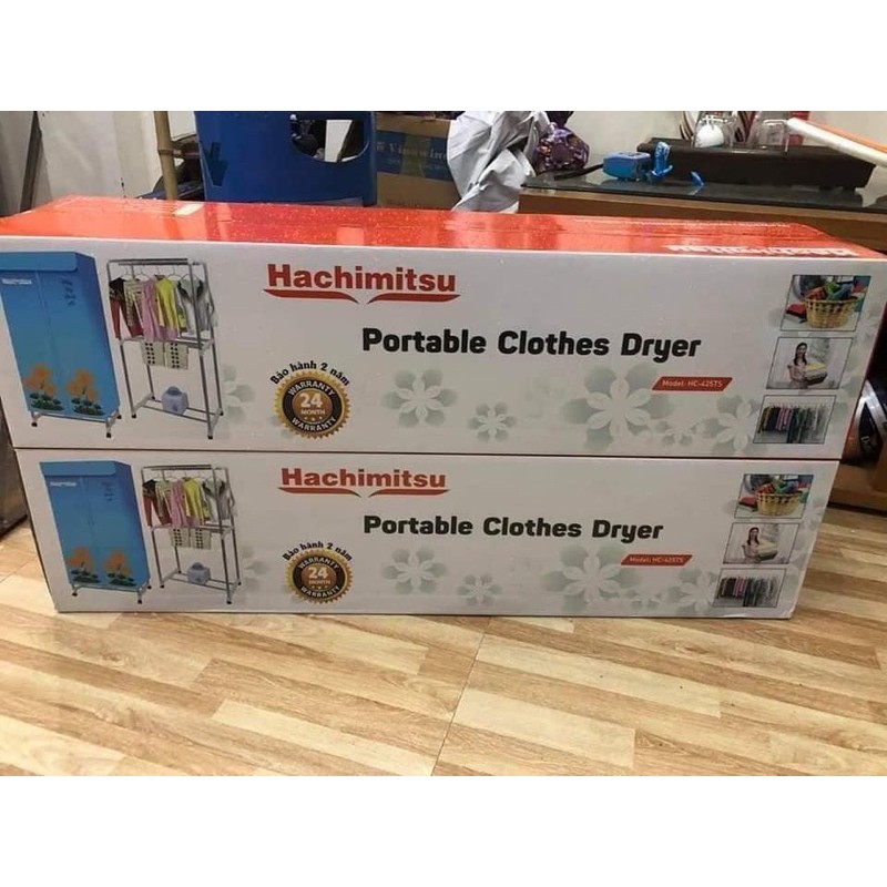 TỦ SẤY QUẦN ÁO CAO CẤP HACHIMITSU - bảo hành 2 năm