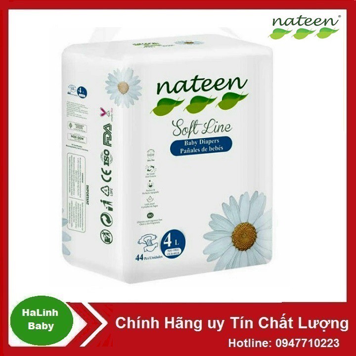 Tã/Bỉm Dán/Quần Nateen Bỉ [S56/M48/L44, L54/XL48/XXL42]