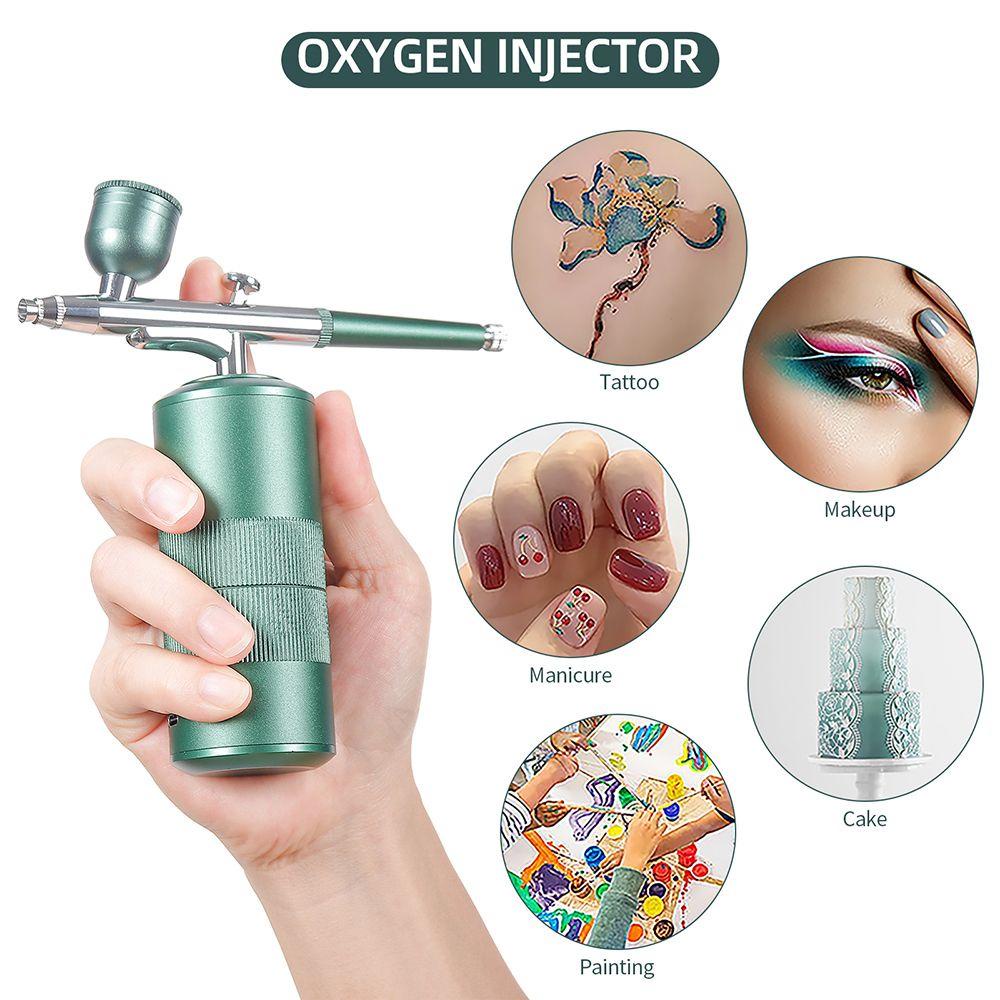 Bộ Máy Nén Khí Nano Ion Hóa Dưỡng Ẩm Làm Sạch Sâu Cho Da Mặt / Móng Tay