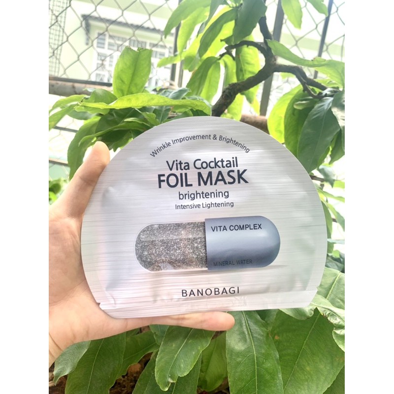 Mặt Nạ Thiếc BANOBAGI Vita Cocktail Age Foil Mask