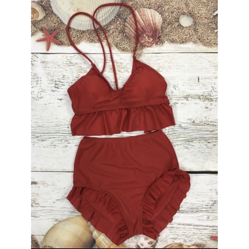 Bộ Đồ Bơi Đi Biển Bánh Bèo Tiểu Thư VINTAGE♥️Bikini Hai Mảnh HÀNG LUÔN CÓ SẴN TẠI SHOP