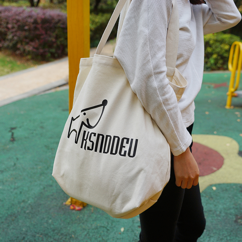 Túi xách nữ Ksnddeu vải cotton thời trang Hàn Quốc