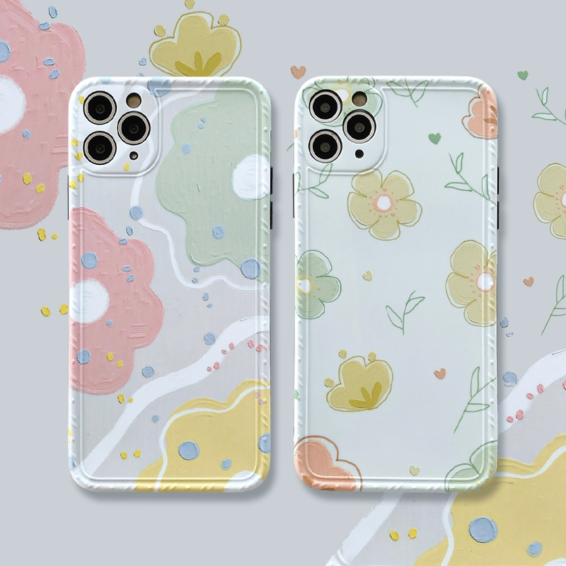 Ốp iphone - Ốp lưng imd new Hoa vẽ tay 6/6s/6plus/6splus/7/8/7plus/8plus/x/xs/xsmax/11/11promax - Awifi Case R2-6 | BigBuy360 - bigbuy360.vn