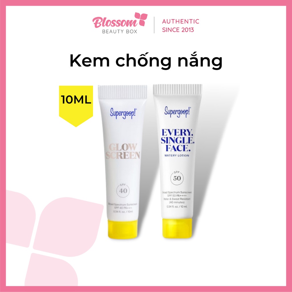 Set kem chống nắng Spf 50 Supergoop