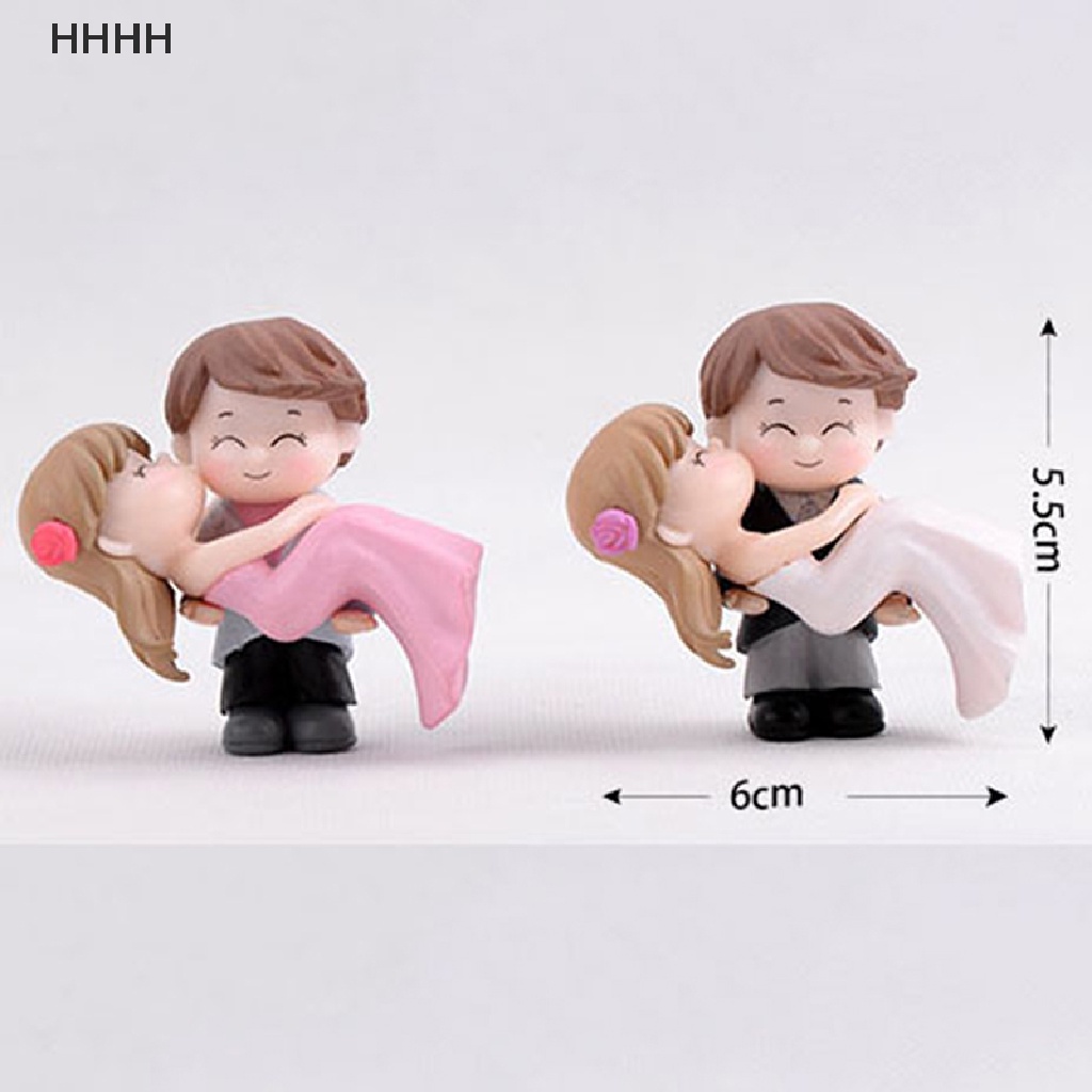 1 Bộ Tượng Tình Nhân mini Trang Trí Nhà Búp Bê