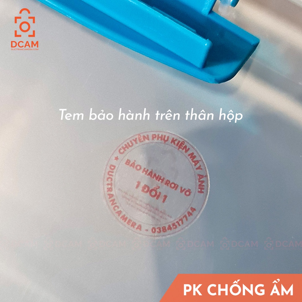 Combo hộp chống ẩm máy ảnh + máy hút ẩm + ẩm kế