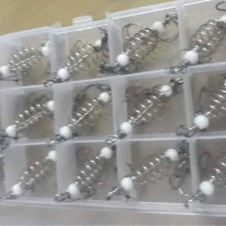 lò xo buộc sẵn  .lò xo câu lăng xê buộc sẵn(6 cái)