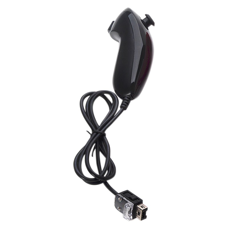 Tay cầm chơi game nunchuck màu hồng mini cho máy Nintendo Wii