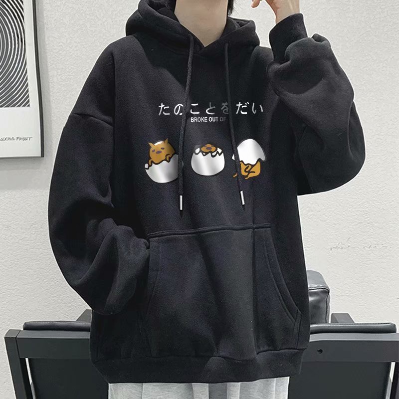 Áo Hoodie in hình hoạt hình Graffiti Nhật Bản 5 màu size M-8XL