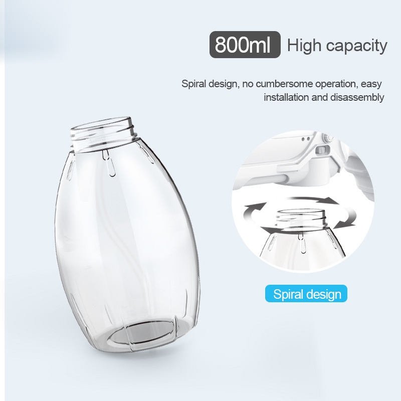 Súng Khử Khuẩn Phun Trùng Cầm Tay Phun Sương ánh Sáng Xanh Nano Phun Chất Lỏng Dung Tích Lớn 800ml