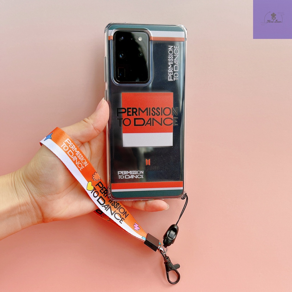 Dây đeo cổ gắn điện thoại hình nhóm nhạc Kpop BTSS 2021