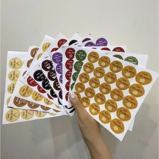 Tem dán nhân bánh trung thu đủ vị (25c/tờ)
