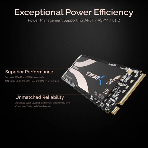 Ổ cứng SSD M2 PCIe Sabrent Rocket NVMe  - 1TB Gen 4 x4 - bảo hành 36 tháng