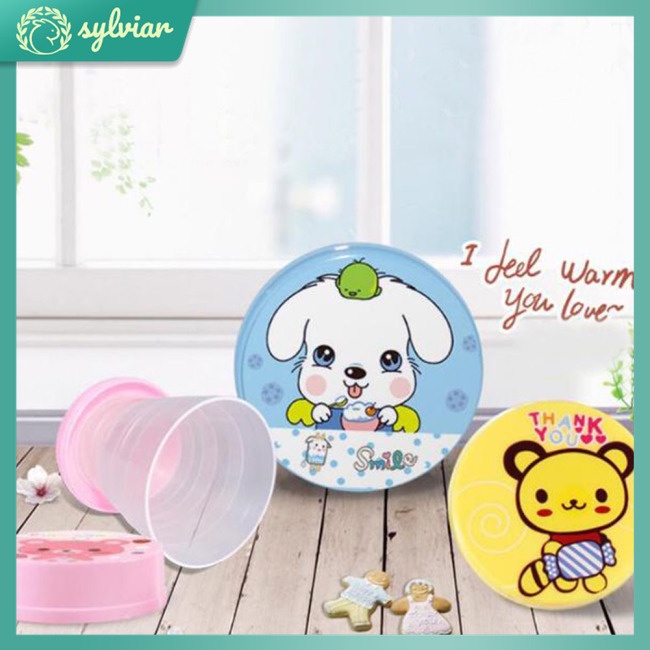 Cốc Uống Nước Gấp Gọn Họa Tiết Hoạt Hình Dễ Thương Cho Bé