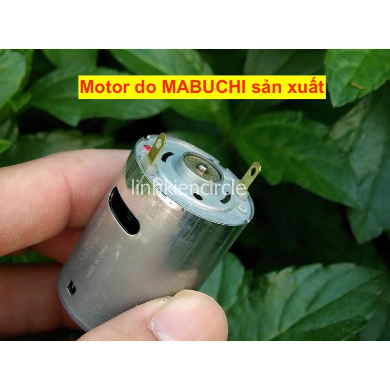 Motor 380 7.4V mã 380-4528 mabuchi dùng Pin 5V - 9V tốc độ cao 16500 - 36000 RPM dùng cho xe mô hình RC - LK0080