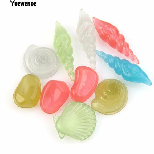 Bộ 10 hạt đá dạ quang trang trí sân vườn