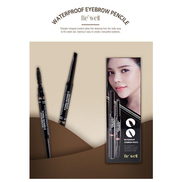 CHÌ KẺ MÀY/ BEWELL /Chì kẻ chân mày Be’well Eye Brow Pencil CHUẨN HÀN QUỐC(HÀNG AUTH)