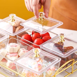 Khay đựng mứt Tết cao cấp 6 hũ y hình