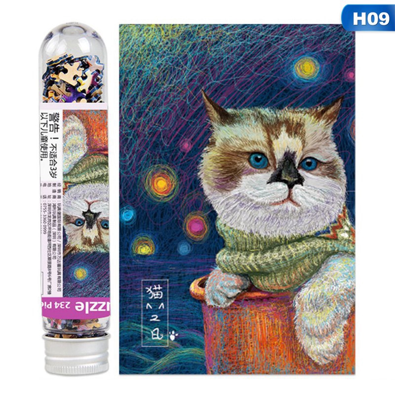 Bộ 234 Mảnh Ghép Tranh mini Hình Tranh Van Gogh Cho Bé Và Người Lớn