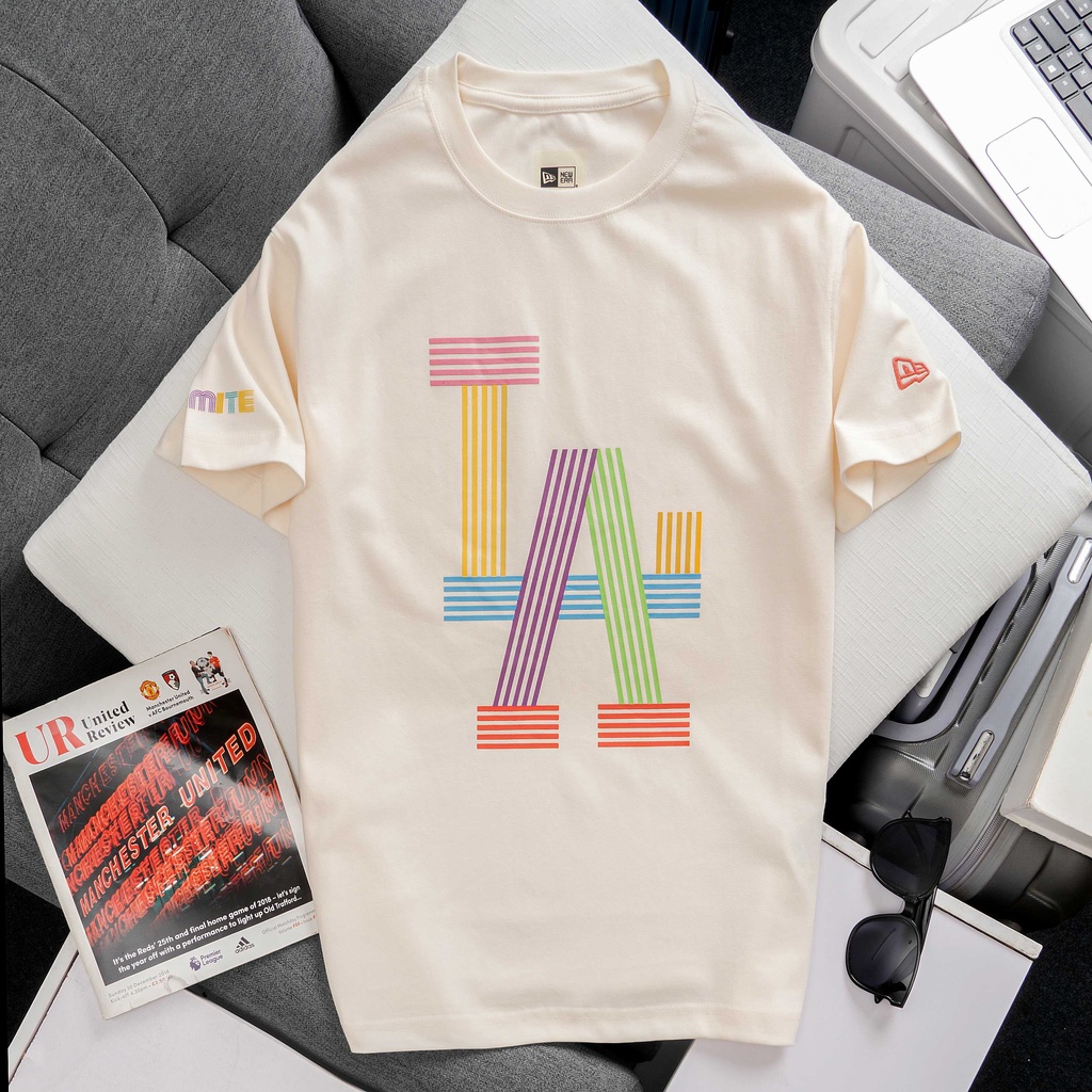 Áo thun New Era Korea BTS-13276913-LA Ivory