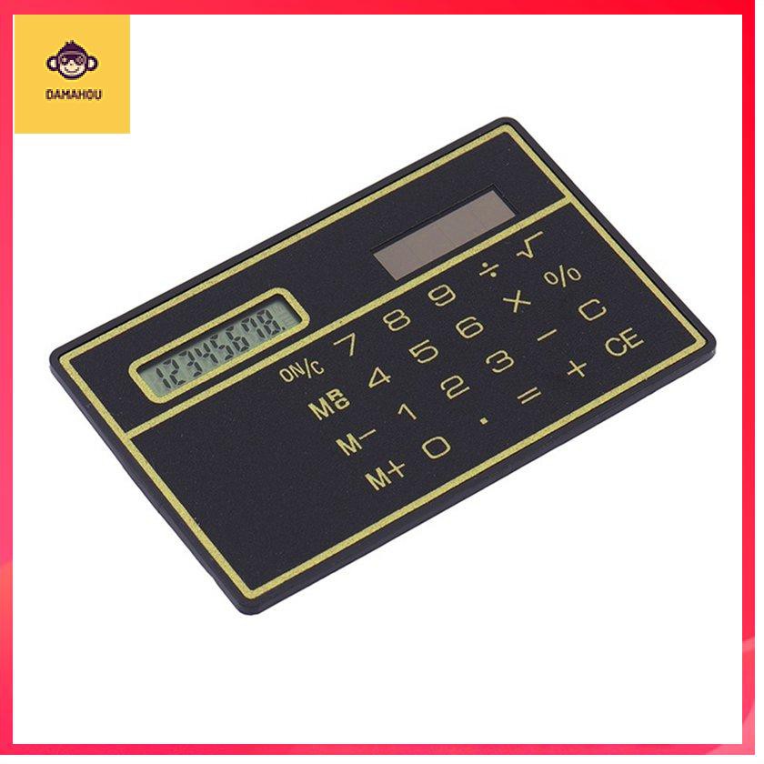 Máy tính mini siêu mỏng điện tử năng lượng mặt trời loại thẻ di động màn hình cảm ứng sinh viên món quà nhỏ món quà sáng tạo dễ thương | BigBuy360 - bigbuy360.vn