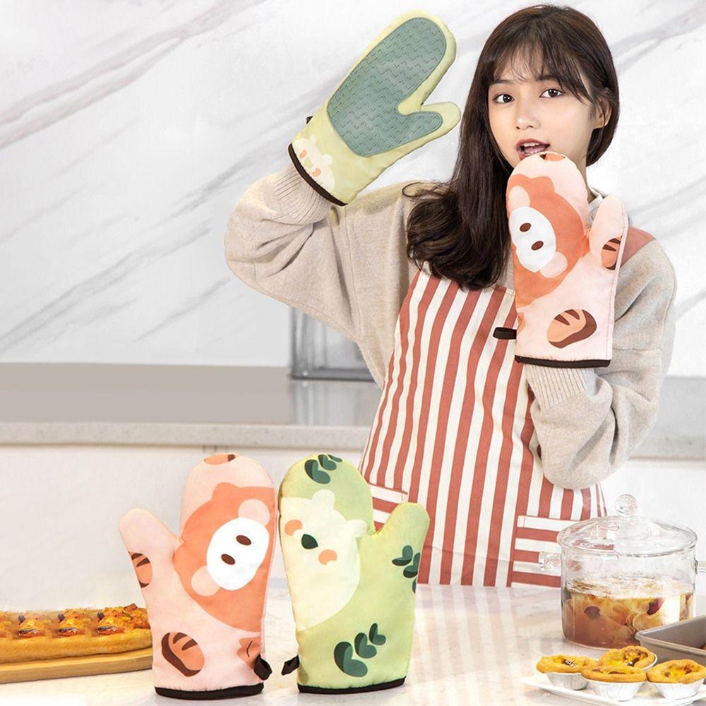 Găng Tay Cách Nhiệt Bằng Cotton Dùng Cho Lò Nướng