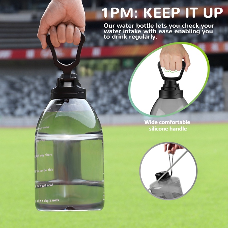 Bình Nước Thể Thao Diller x Lesfit D05 Dung Tích Lớn 1 Gallon Không Chứa Bpa An Toàn Chất Lượng Cao