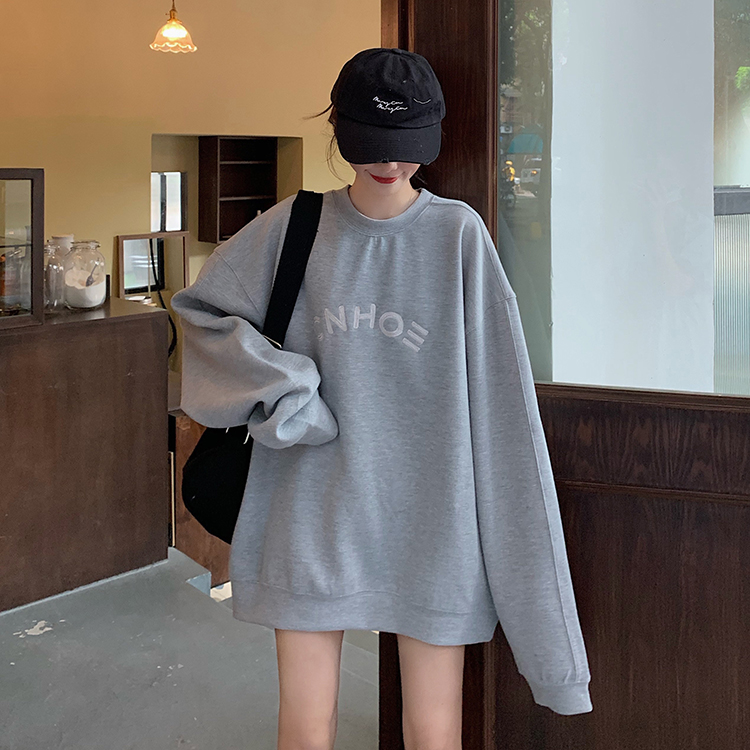 Áo Sweater Dáng Rộng In Chữ Phong Cách Hàn Quốc Năng Động ulzzang Unisex Vuasivuare | BigBuy360 - bigbuy360.vn